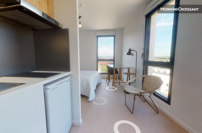 Location studio meublé 20 m²